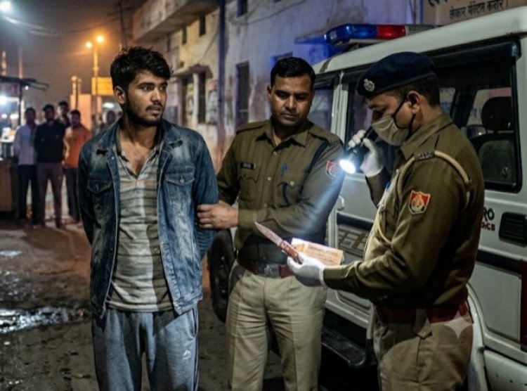 चाकू लेकर घूम रहा संदिग्ध युवक गिरफ्तार