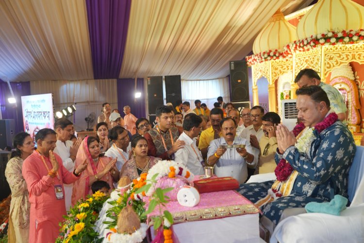भारत विकास परिषद ने किया श्रीमद्भागवत कथा का आयोजन