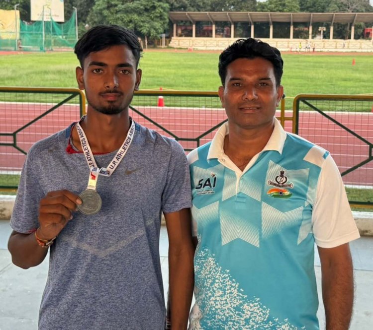 खेकड़ा के लाल अनुराग ने लखनऊ में गाड़े सफलता के झंडे: डिकेथलान में जीता रजत पदक, नेशनल के लिए चयन