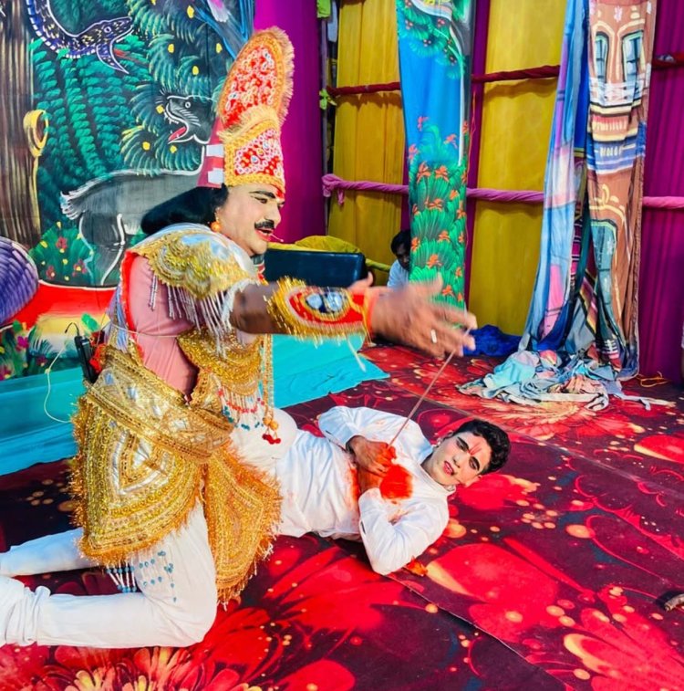 श्रवण कुमार के वध और दशरथ के श्राप के मार्मिक मंचन से भावुक हुए दर्शक
