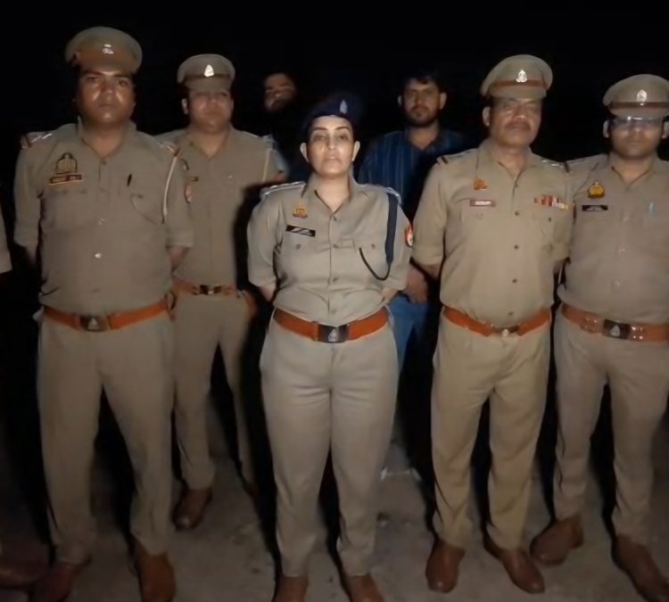 गाजियाबाद में पुलिस और दो वांछित आरोपियों के बीच मुठभेड़, दोनों के पैर में लगी गोली