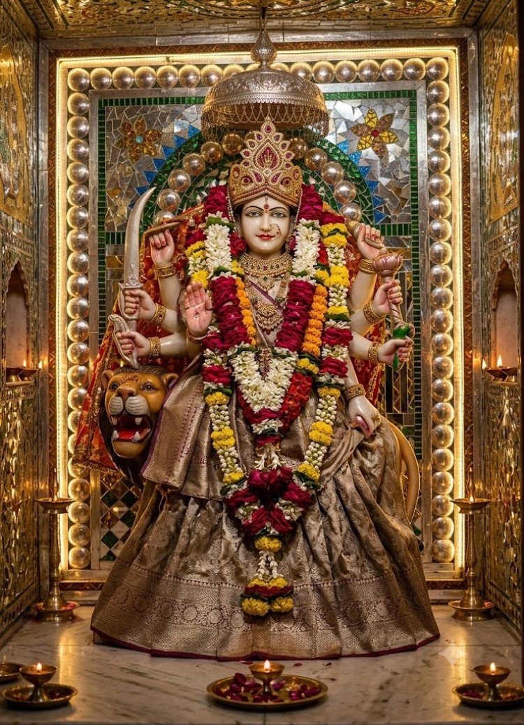 त्रेता युग की मान्यताओं को समेटे है बडागांव का मां मंशा देवी मंदिर