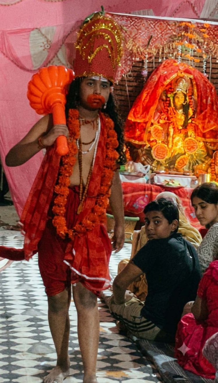 मां भगवती के जगराते में नन्हे कलाकारों ने बांधा समां
