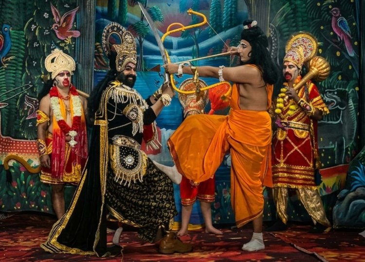 राम के अग्निबाण से हुआ रावण का अंत, जयकारों से गूंजा पंडाल